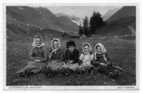Lötschentaler Mädchen 1922