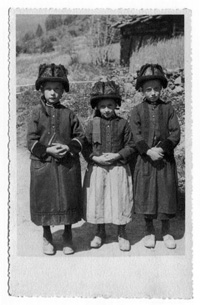 Lötschentaler Mädchen beim 1935