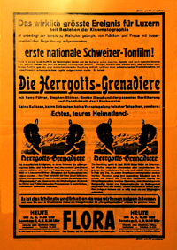 Film-Plakat – Die Herrgottsgrenadiere